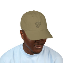 Embroidered Baseball Cap - Snake Head Design